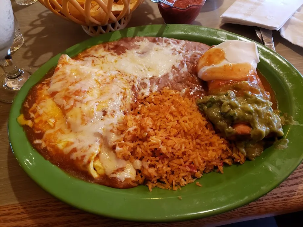 Chile Relleno and Chimichanga