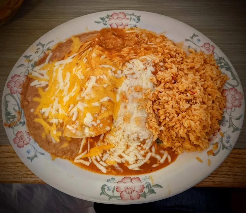 Combo 13 Enchilada and Chile Relleno